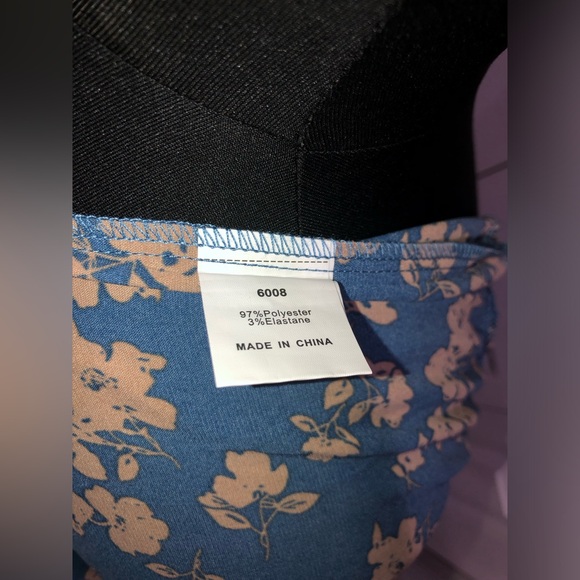 PRETTYGARDEN Women’s Summer Dress Casual Floral Boho Midi Puff Short Sleeve - Picture 10 of 11